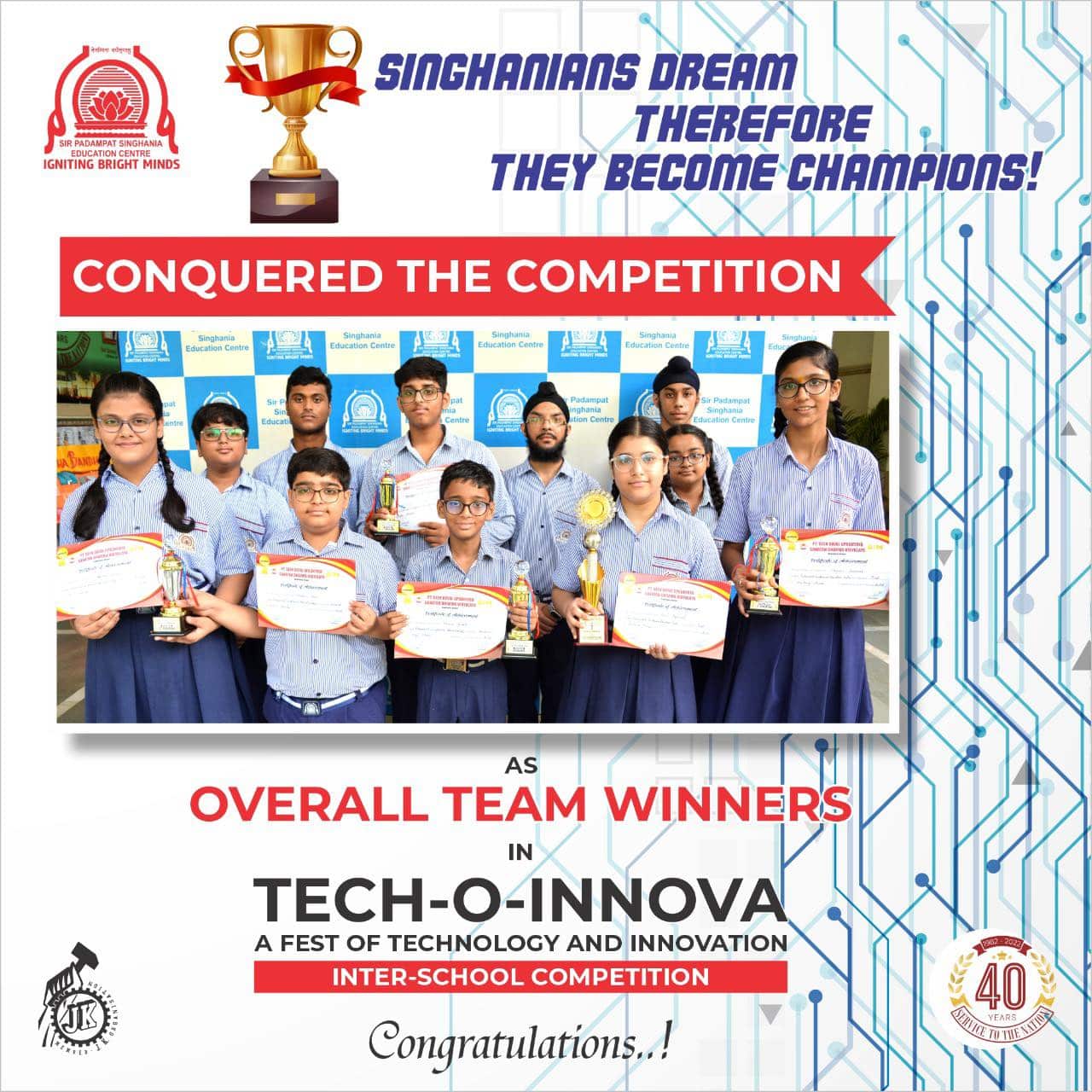 "The more difficult the victory, the greater the happiness in winning." Kudos to the Winners