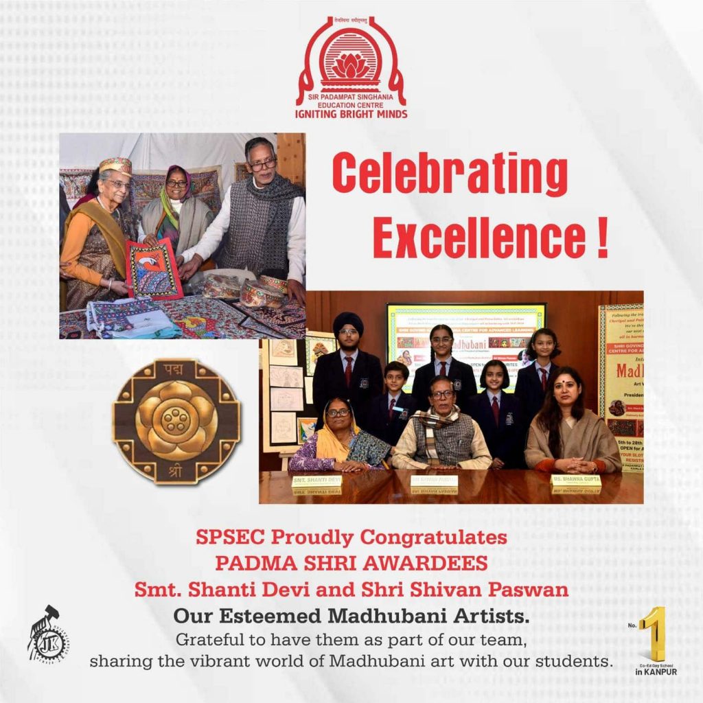 SPSEC Celebrates Padma Shri Awardees - Upholding Madhubani Art Tradition