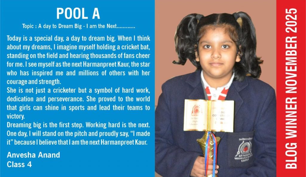 A day to Dream Big – I am the Next……….