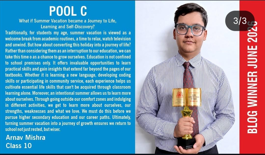 Pool C - Arnav Mishra / Class 10